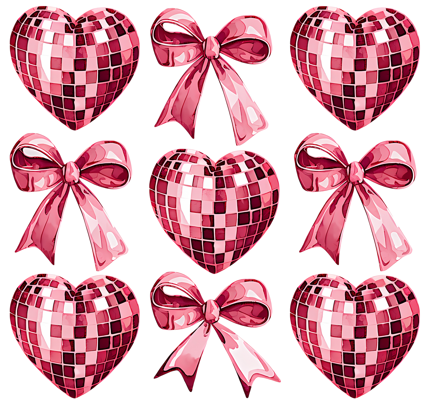 Adult or Youth Coquette Valentine Pink Heart