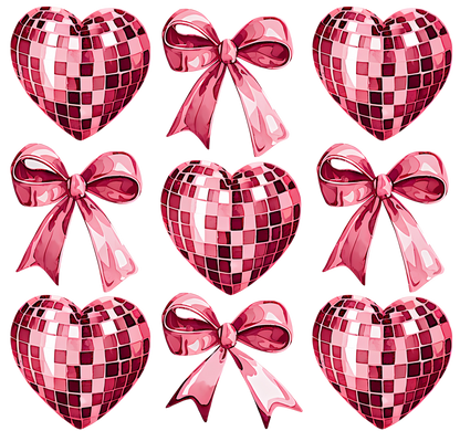 Adult or Youth Coquette Valentine Pink Heart