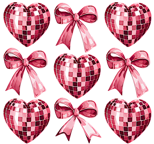 Adult or Youth Coquette Valentine Pink Heart